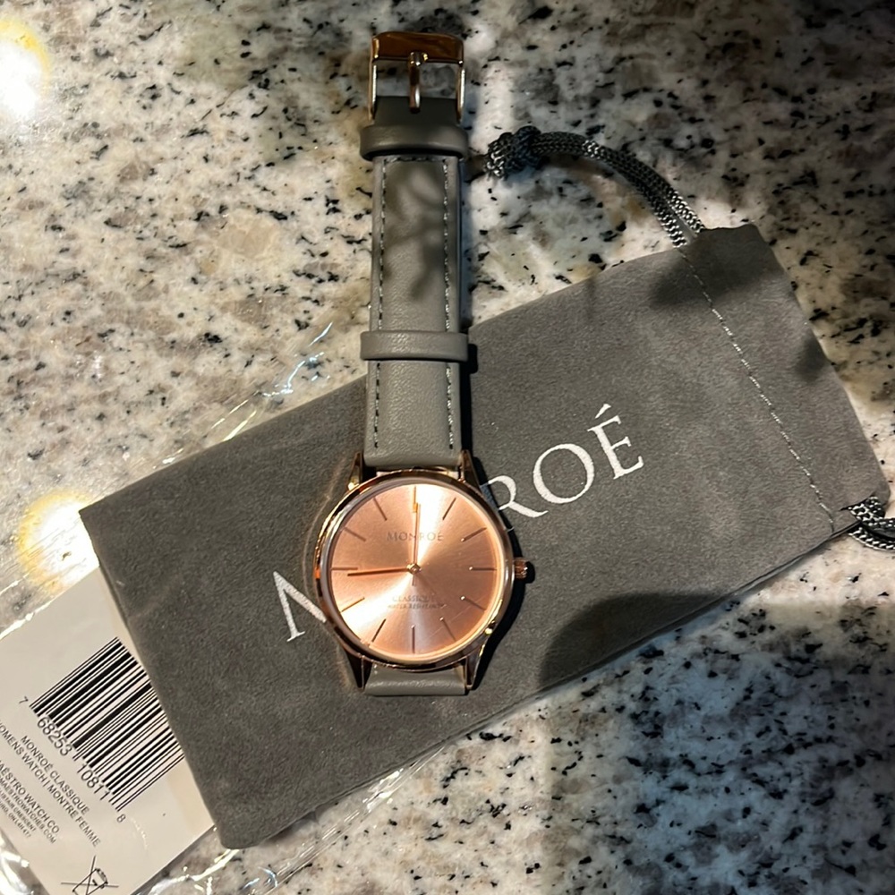 Monroe Classique Watch in Sunburst Solerose